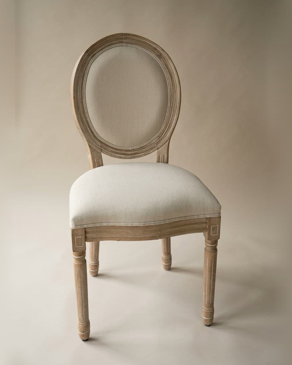 Ivory Oak Accent Chair, from the furniture collection